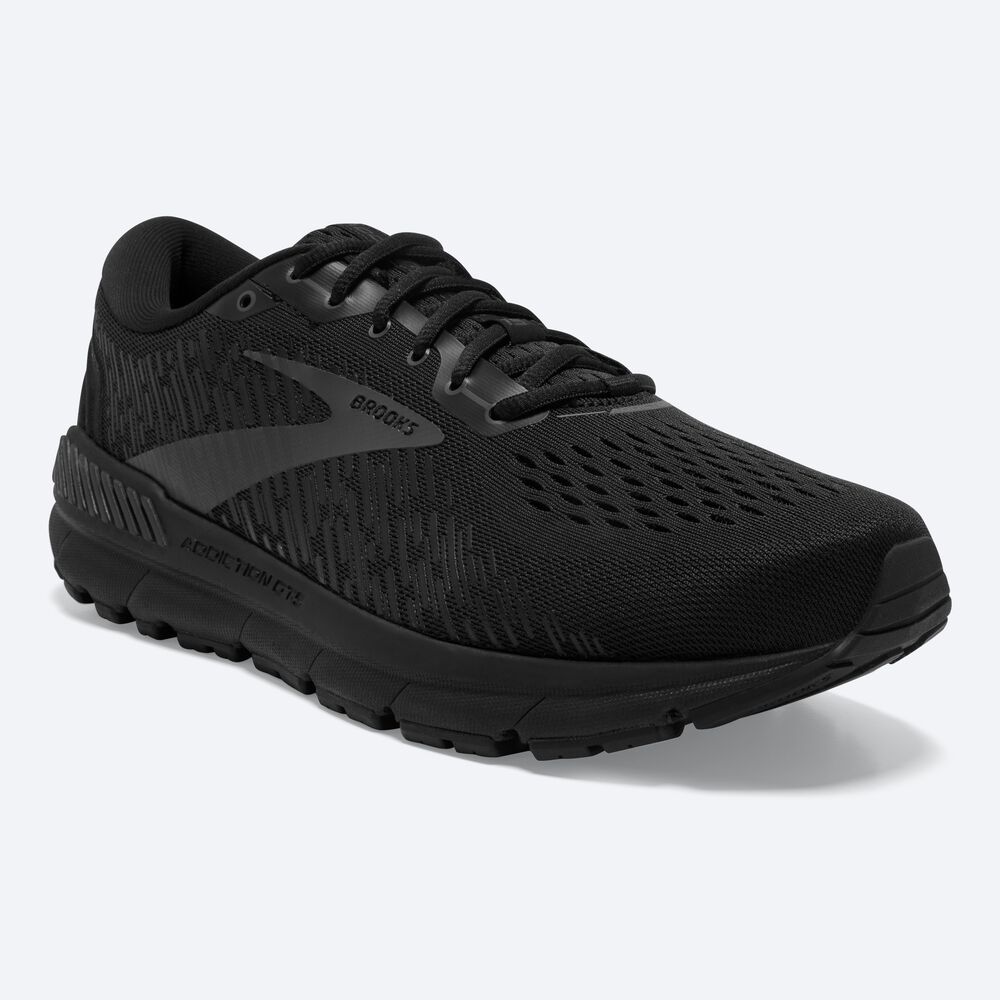 Zapatillas Running Brooks Addiction GTS 15 Hombre Negras | CR91230