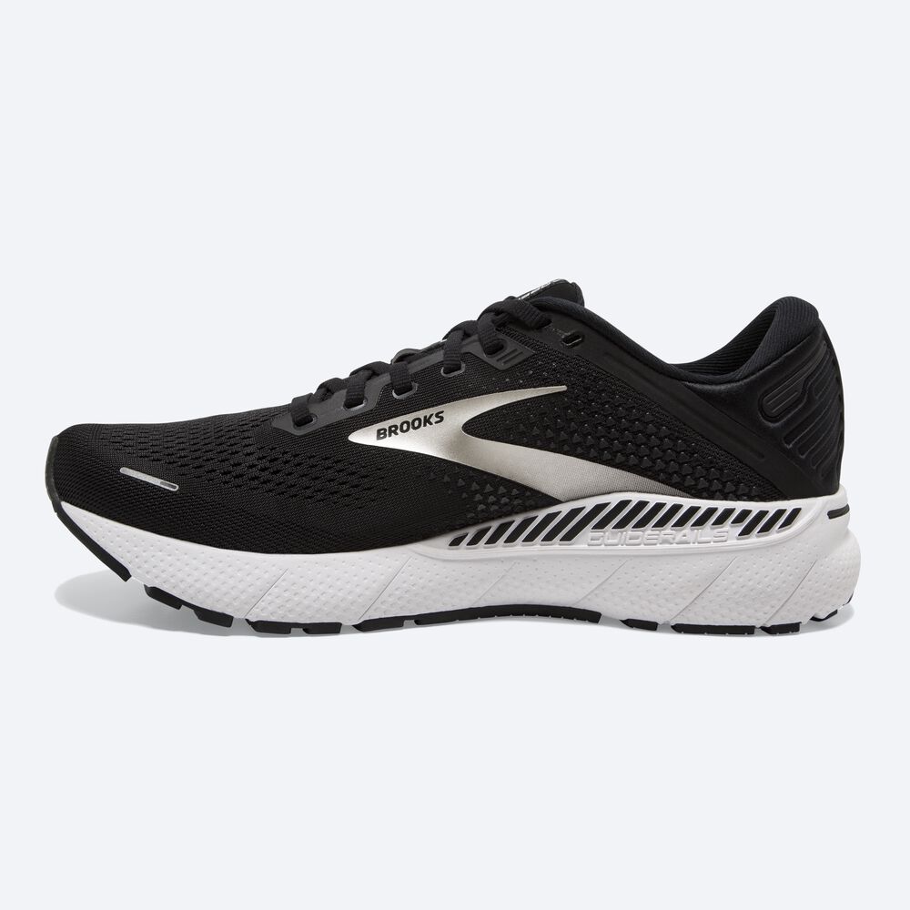 Zapatillas Running Brooks Adrenaline GTS 22 Hombre Negras/Plateadas/Gris Oscuro | CR04796