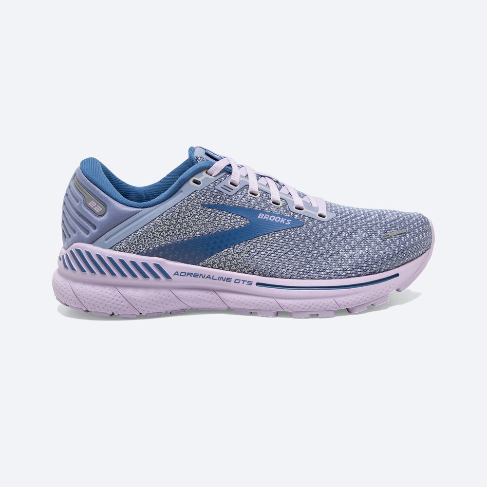 Zapatillas Running Brooks Adrenaline GTS 22 Mujer Moradas/Azules | CR12593