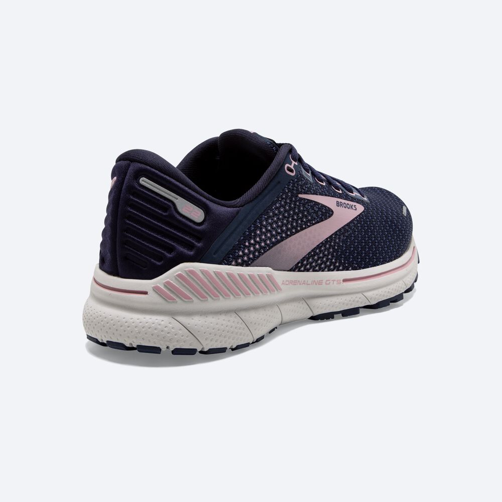 Zapatillas Running Brooks Adrenaline GTS 22 Mujer Azul Marino | CR13056