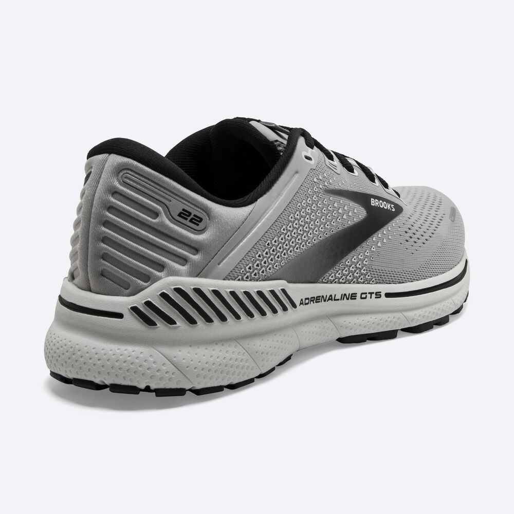 Zapatillas Running Brooks Adrenaline GTS 22 Hombre Gris/Negras | CR18207