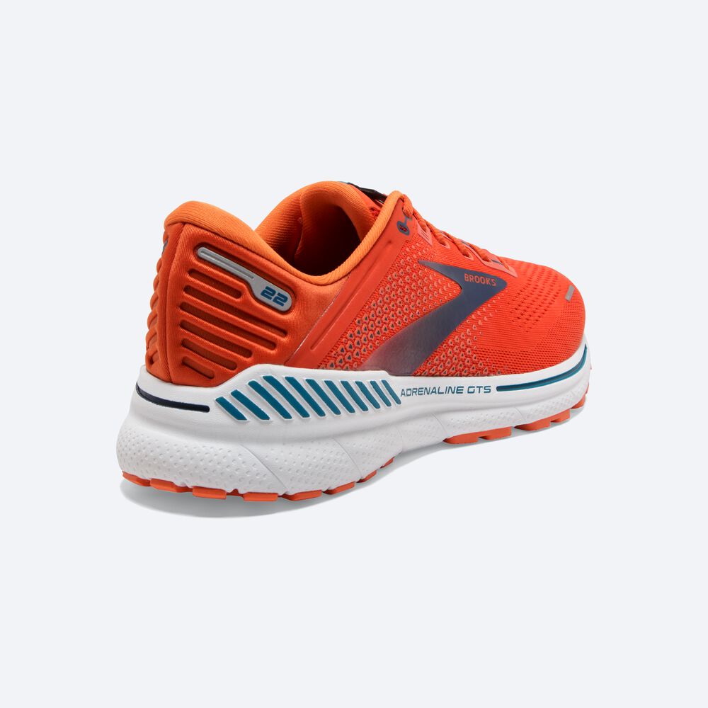 Zapatillas Running Brooks Adrenaline GTS 22 Hombre Naranjas | CR21783