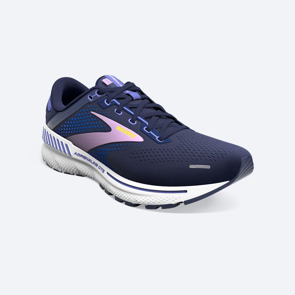 Zapatillas Running Brooks Adrenaline GTS 22 Mujer Azul Marino/Azules | CR23709