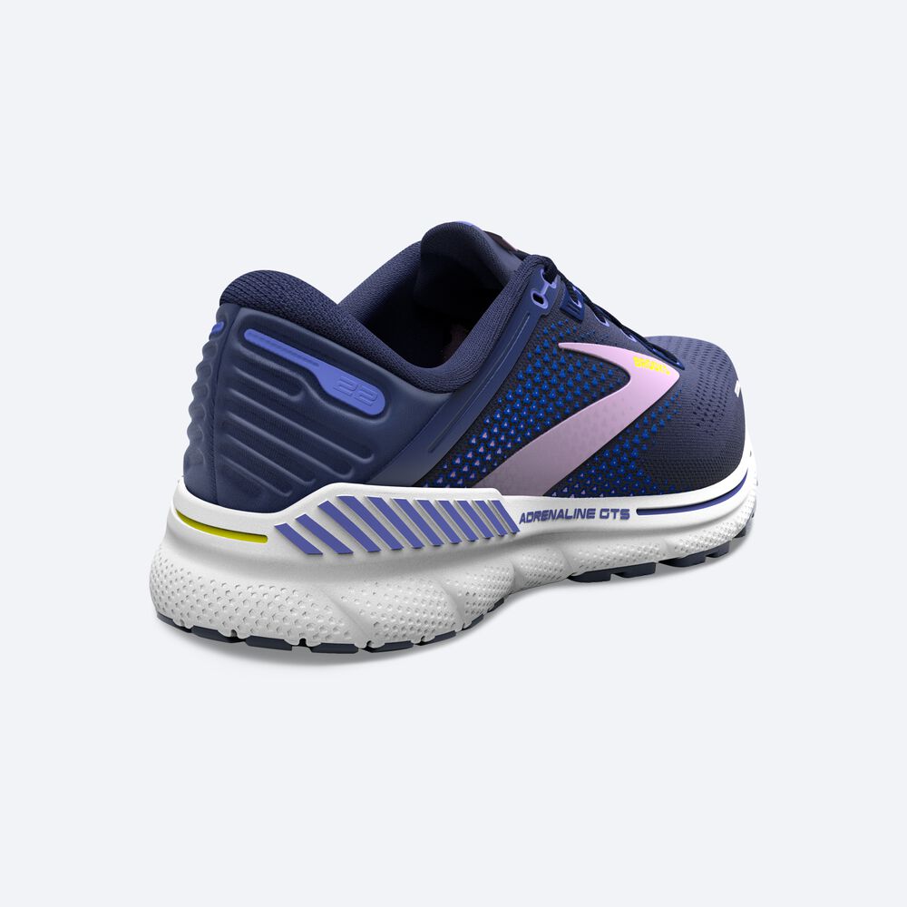 Zapatillas Running Brooks Adrenaline GTS 22 Mujer Azul Marino/Azules | CR23709