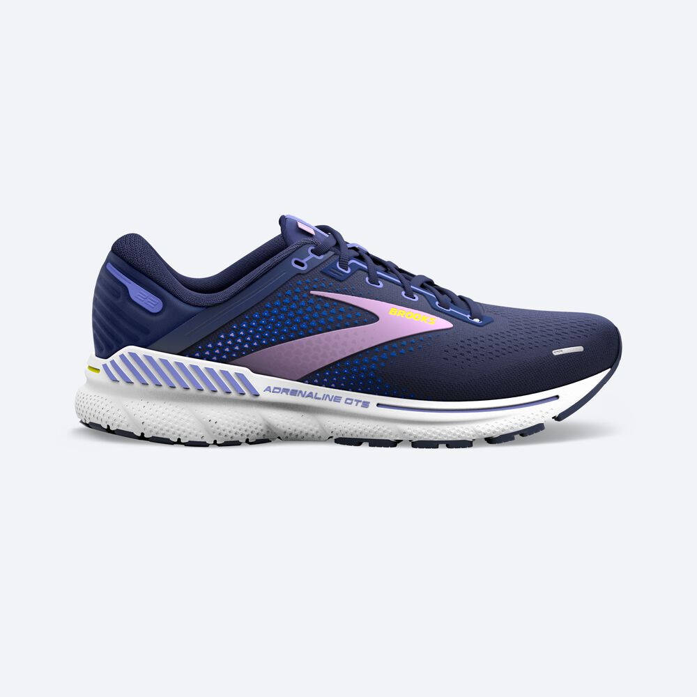 Zapatillas Running Brooks Adrenaline GTS 22 Mujer Azul Marino/Azules | CR23709