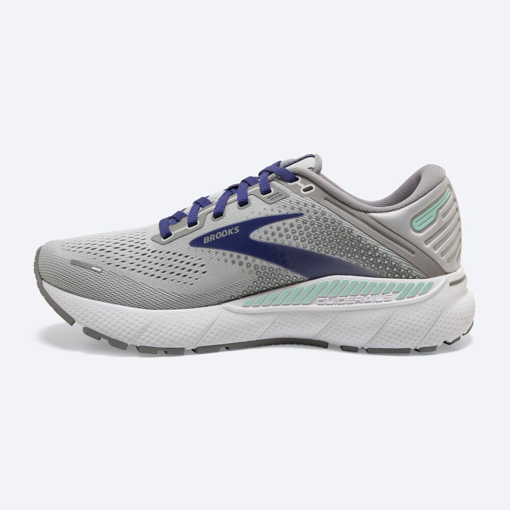 Zapatillas Running Brooks Adrenaline GTS 22 Mujer Gris/Azules/Verde | CR27539