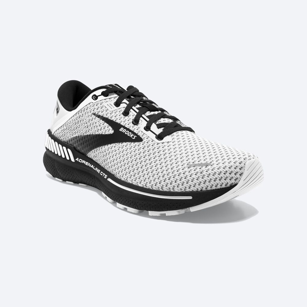 Zapatillas Running Brooks Adrenaline GTS 22 Hombre Blancas/Gris/Negras | CR28734