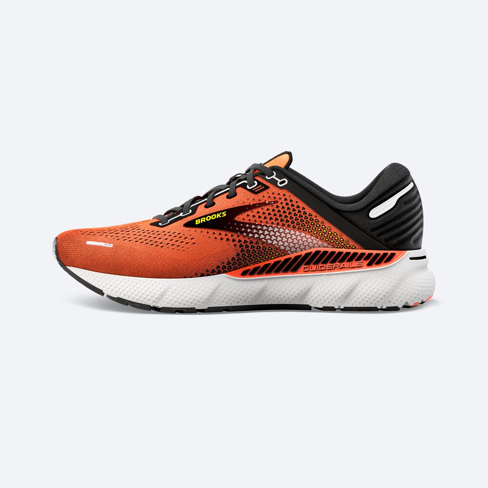 Zapatillas Running Brooks Adrenaline GTS 22 Hombre Naranjas/Negras/Blancas | CR49017