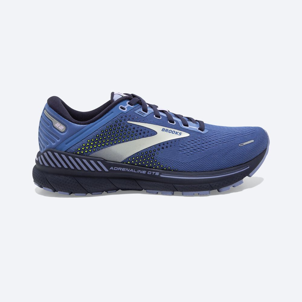 Zapatillas Running Brooks Adrenaline GTS 22 Mujer Azules/Moradas | CR50876