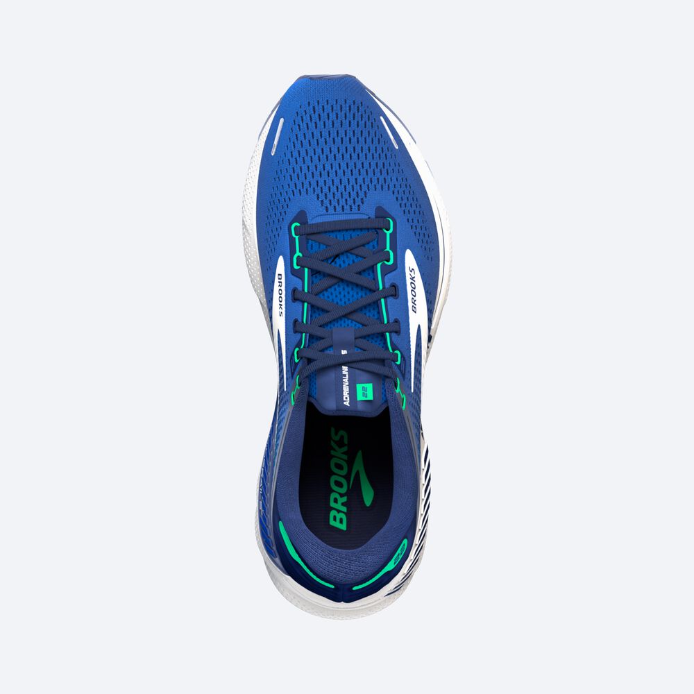 Zapatillas Running Brooks Adrenaline GTS 22 Hombre Azules/Verde | CR52786