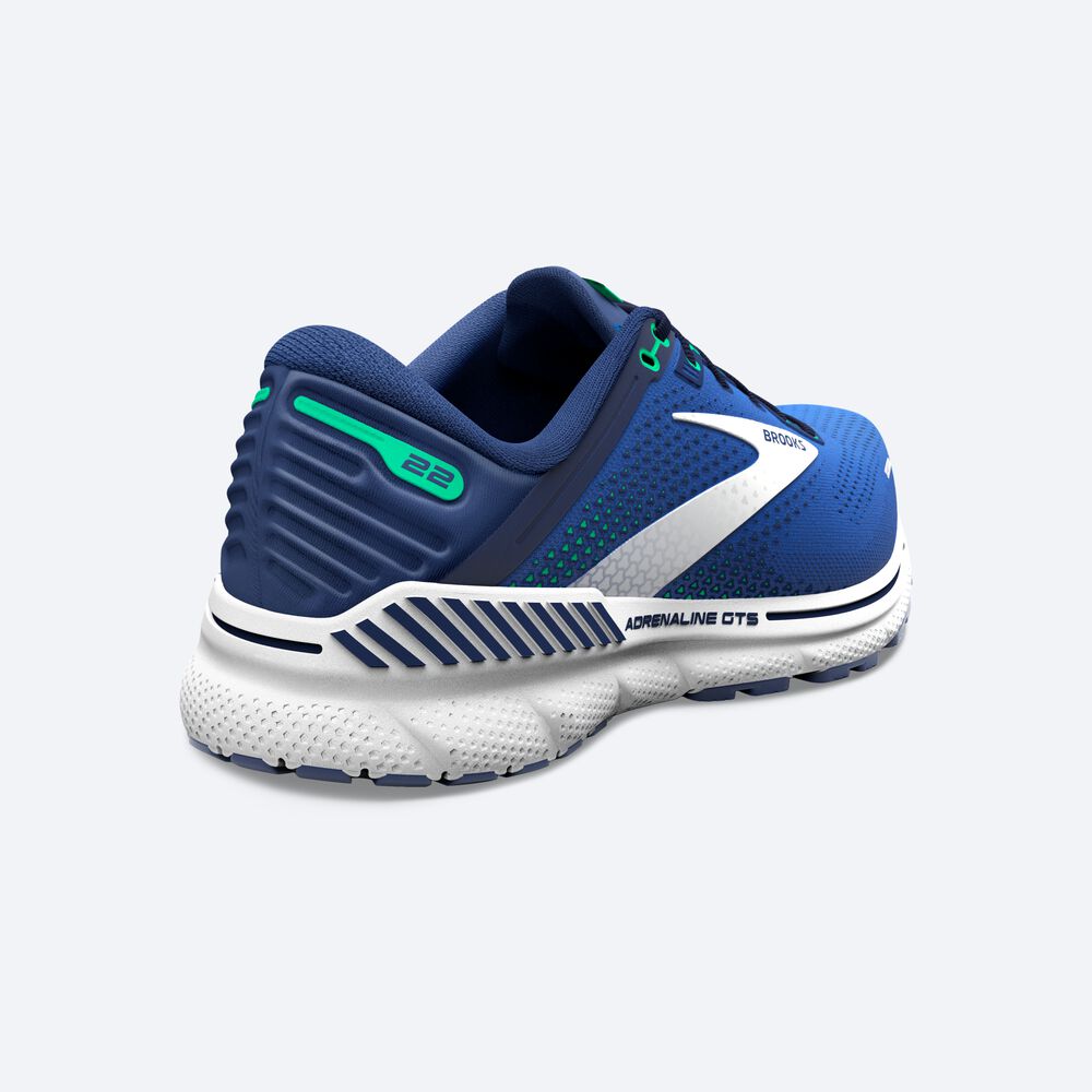 Zapatillas Running Brooks Adrenaline GTS 22 Hombre Azules/Verde | CR52786