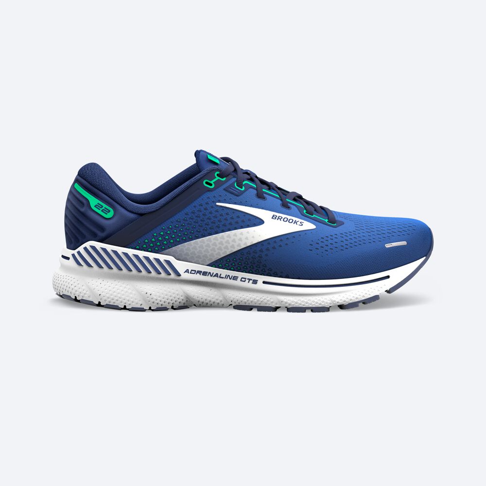 Zapatillas Running Brooks Adrenaline GTS 22 Hombre Azules/Verde | CR52786