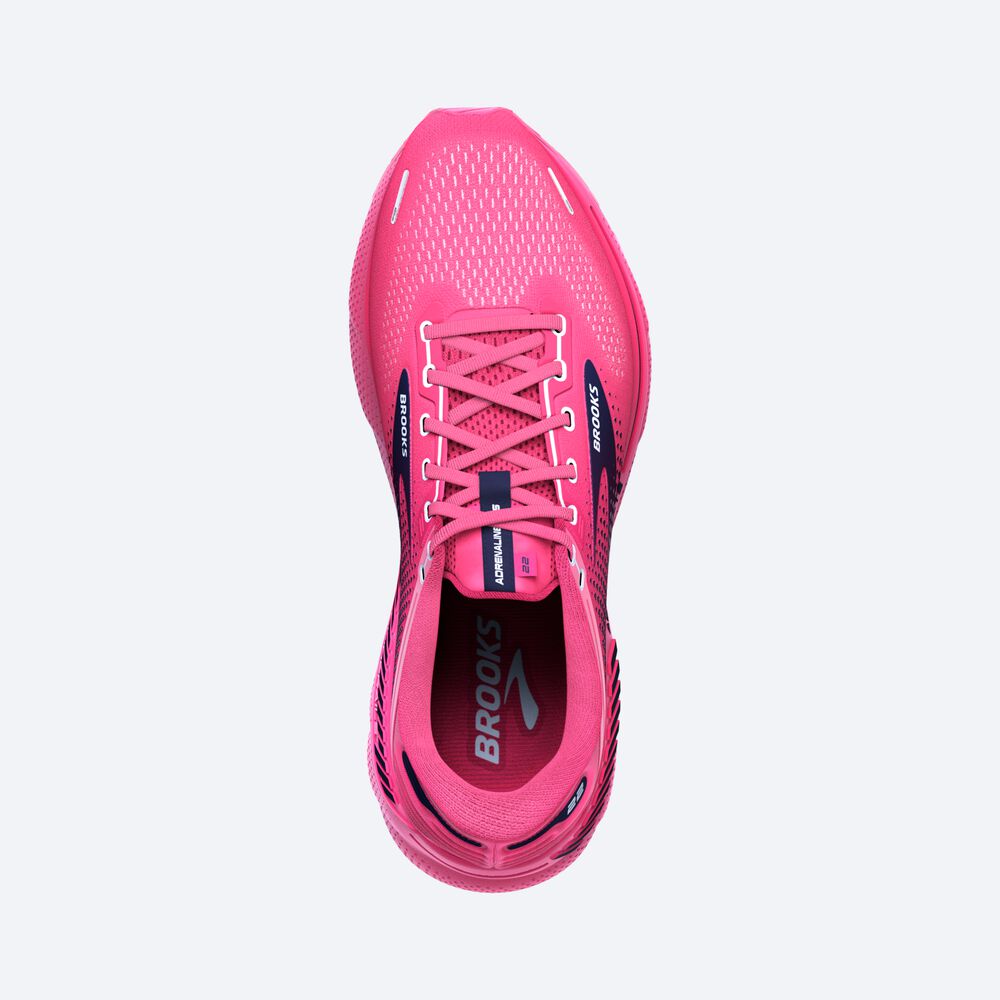 Zapatillas Running Brooks Adrenaline GTS 22 Mujer Rosas/Azul Marino/Azules | CR68715