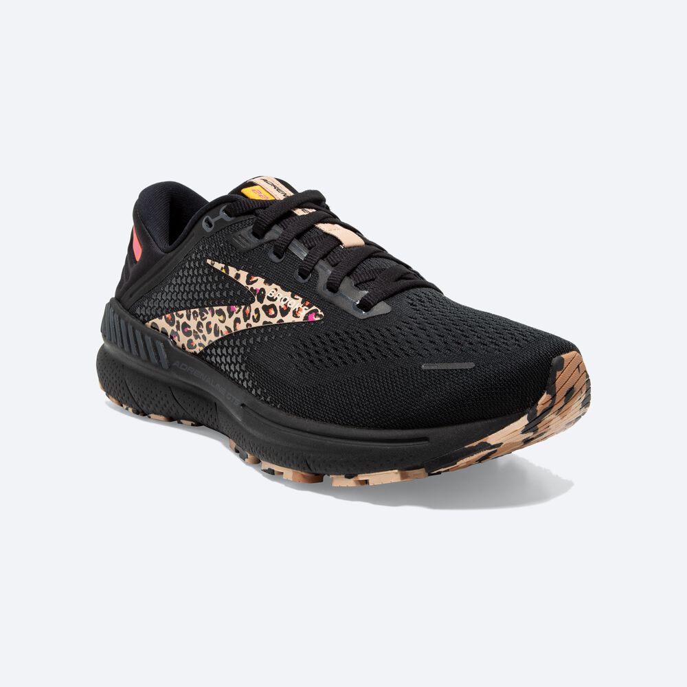 Zapatillas Running Brooks Adrenaline GTS 22 Mujer Negras | CR69438