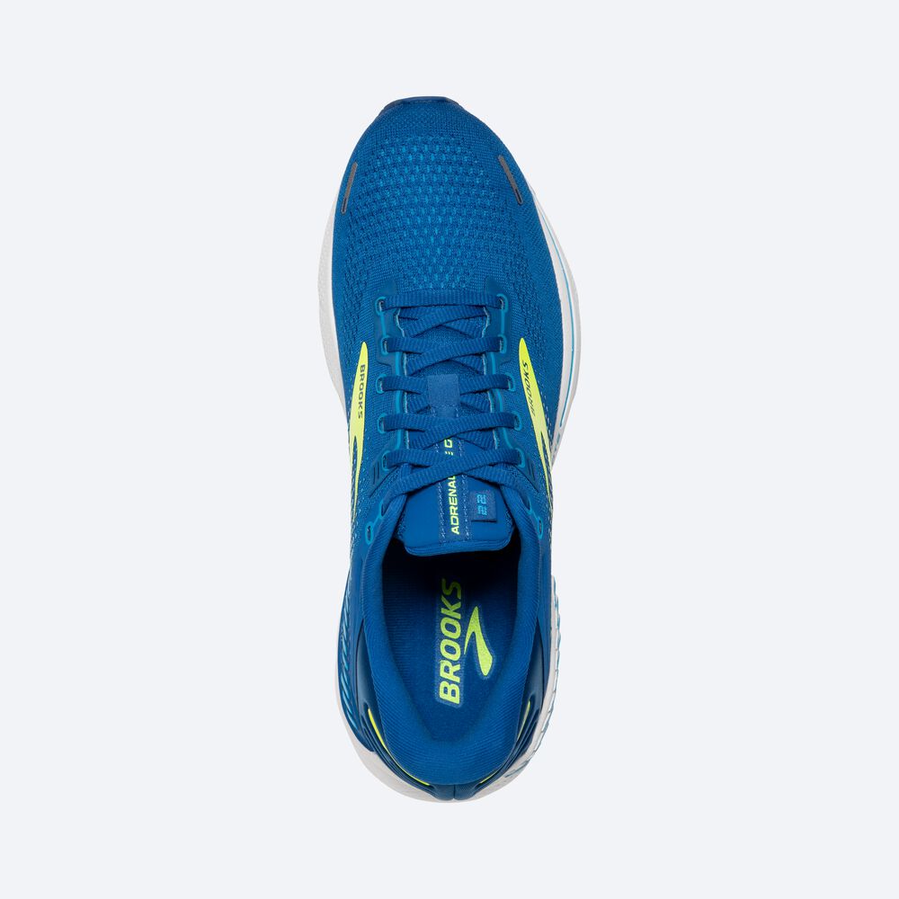 Zapatillas Running Brooks Adrenaline GTS 22 Hombre Azules/Blancas | CR74580