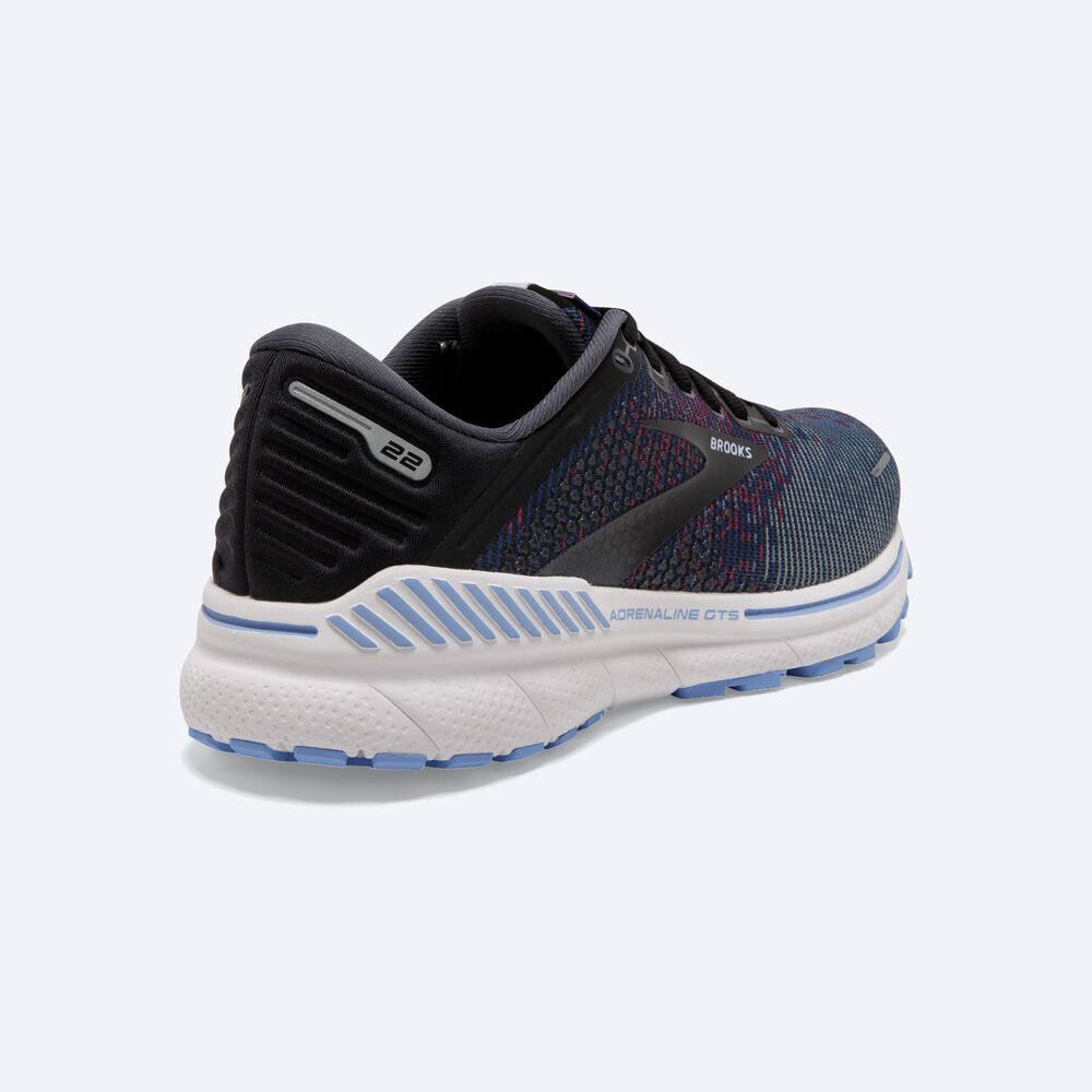 Zapatillas Running Brooks Adrenaline GTS 22 Mujer Lavanda/Negras/Gris | CR76294