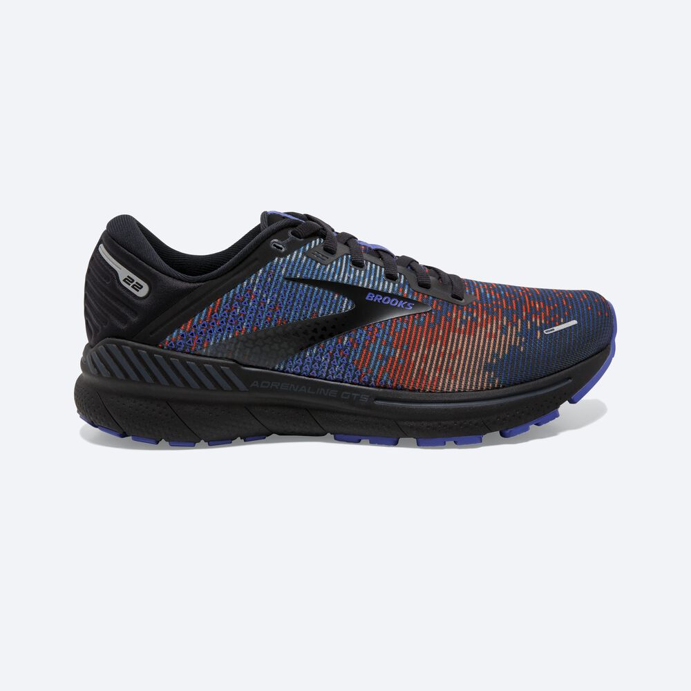 Zapatillas Running Brooks Adrenaline GTS 22 Hombre Azul Real/Negras/Gris | CR79180