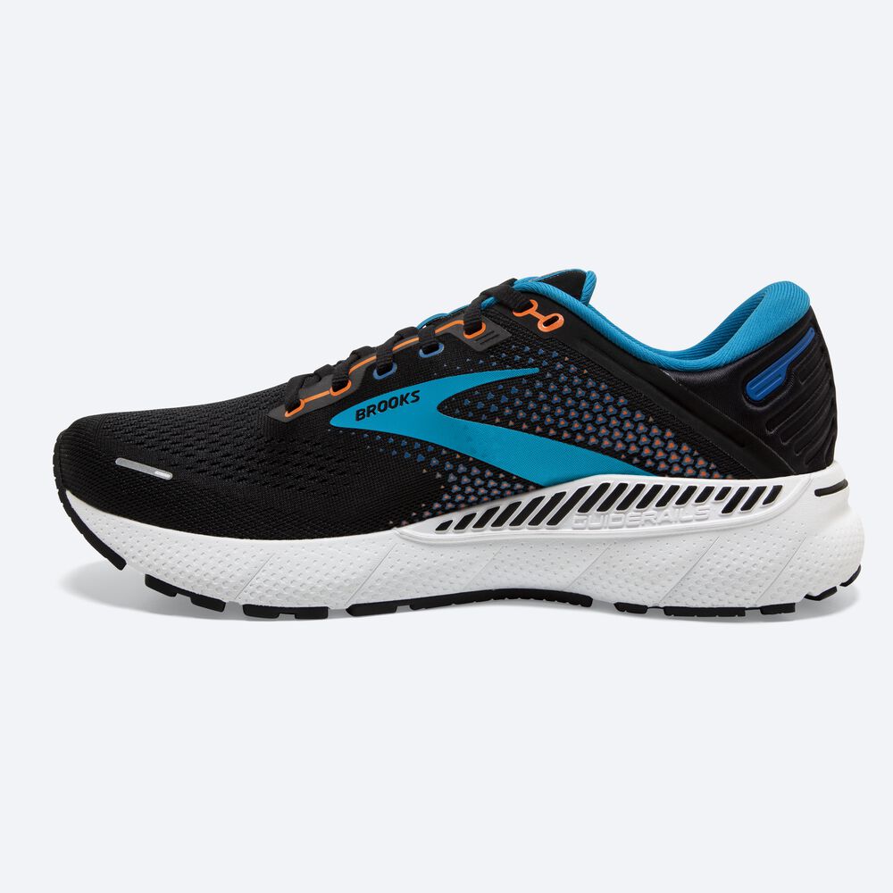 Zapatillas Running Brooks Adrenaline GTS 22 Hombre Negras/Azules/Naranjas | CR89163