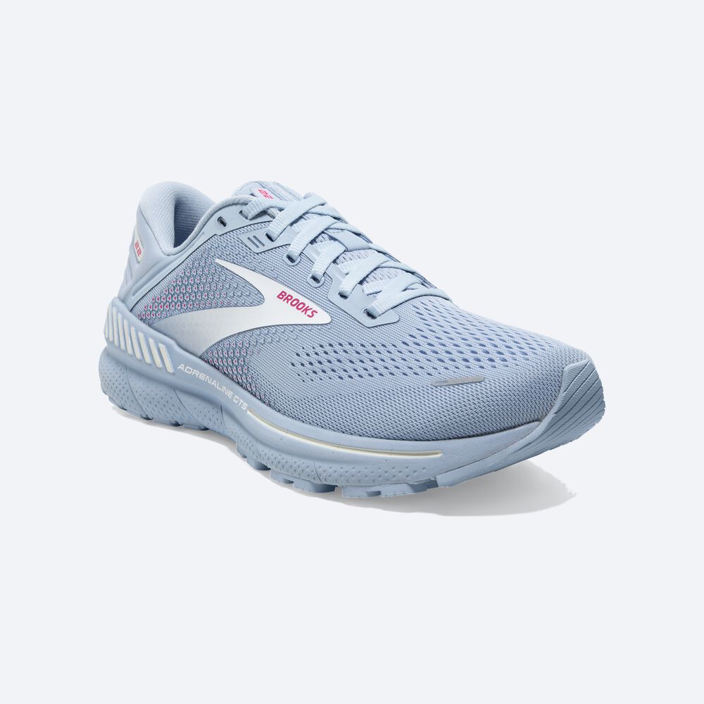 Zapatillas Running Brooks Adrenaline GTS 22 Mujer Azules/Blancas/Rosas | CR89645