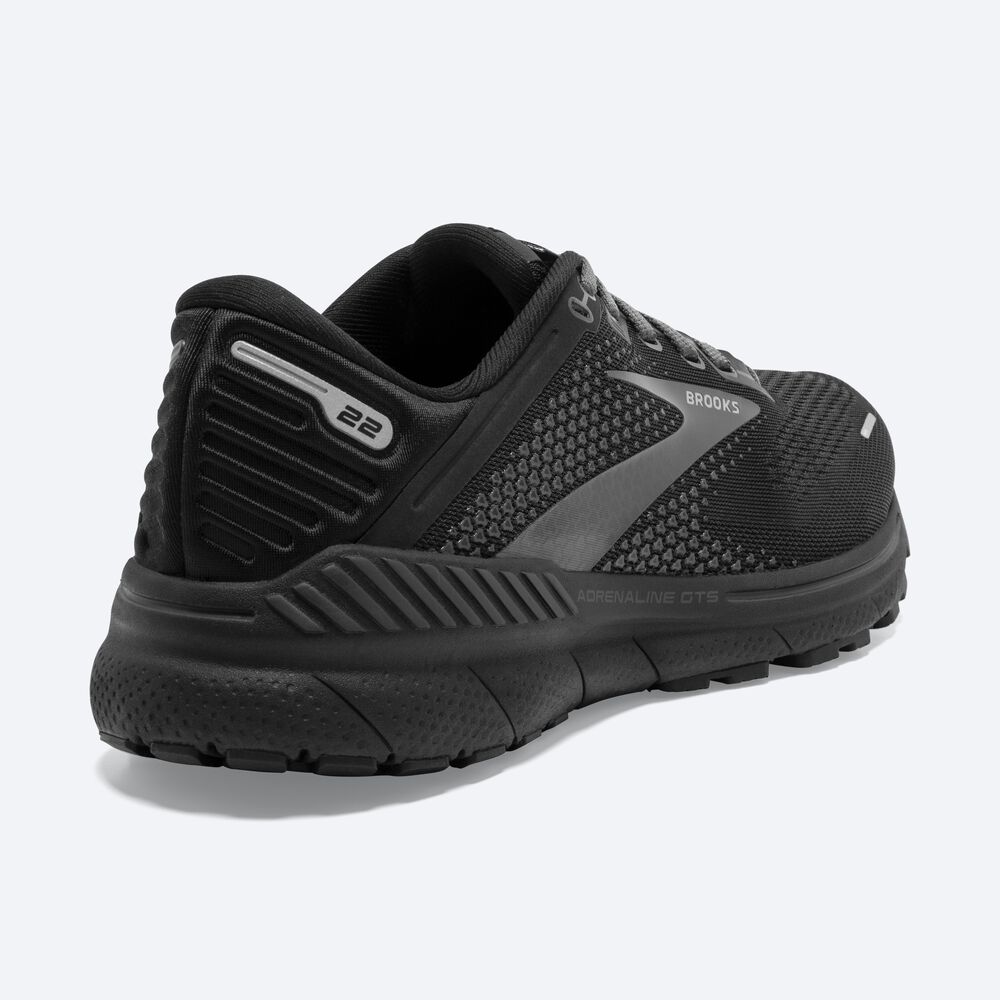 Zapatillas Running Brooks Adrenaline GTS 22 Mujer Negras | CR91035