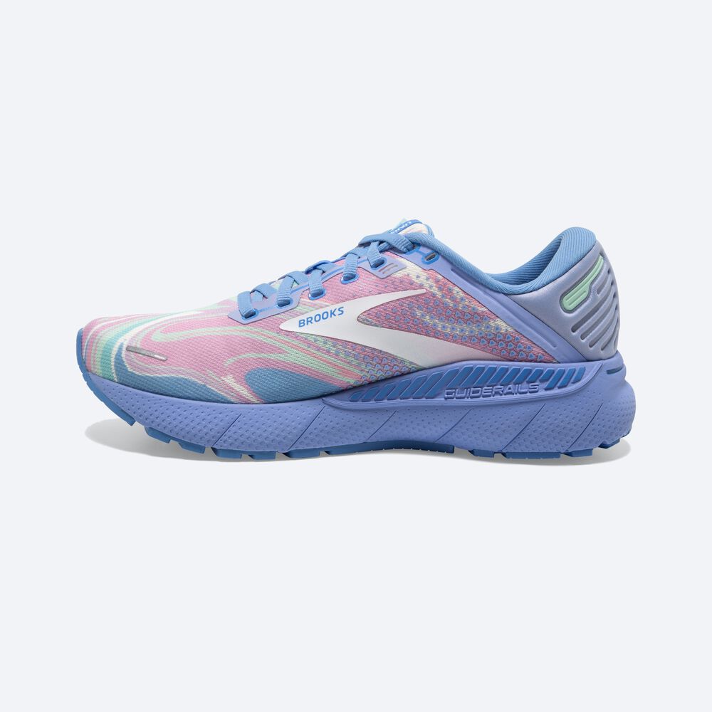 Zapatillas Running Brooks Adrenaline GTS 22 Mujer Azules/Blancas | CR91234