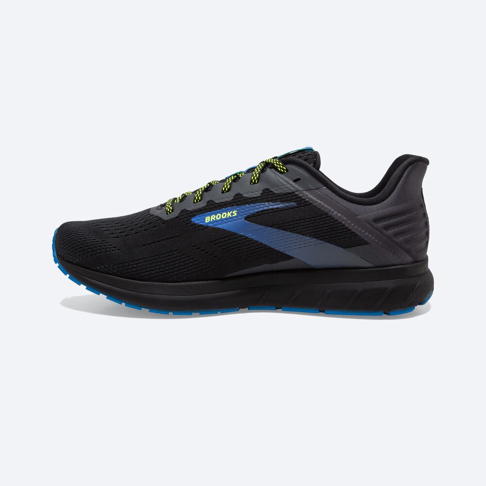 Zapatillas Running Brooks Anthem 5 Hombre Negras/Azules | CR24106