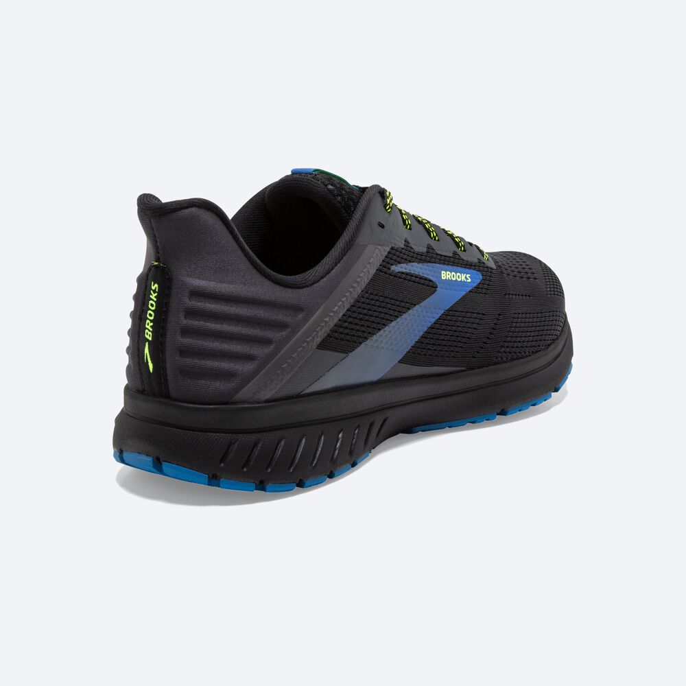 Zapatillas Running Brooks Anthem 5 Hombre Negras/Azules | CR24106