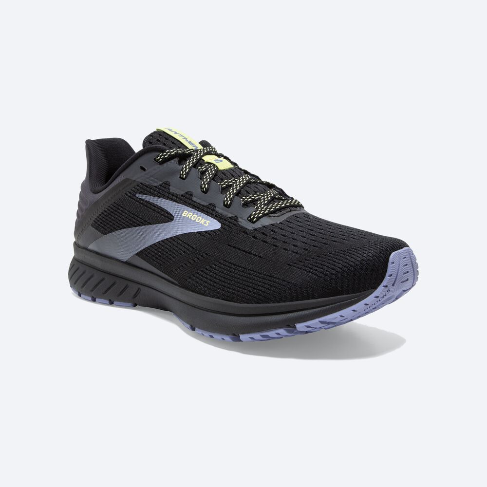 Zapatillas Running Brooks Anthem 5 Mujer Negras/Moradas | CR86792