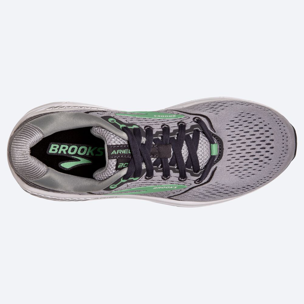 Zapatillas Running Brooks Ariel '20 Mujer Gris/Negras/Verde | CR85963