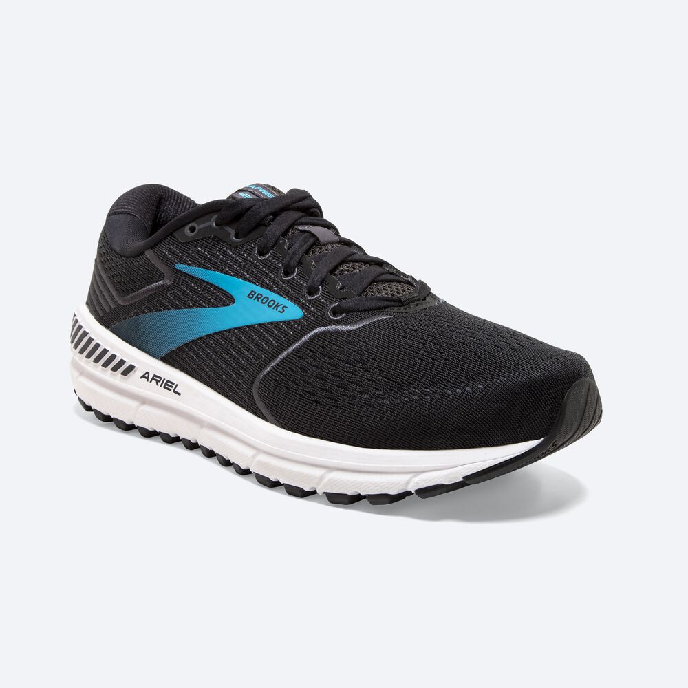 Zapatillas Running Brooks Ariel '20 Mujer Negras/Azules | CR94801