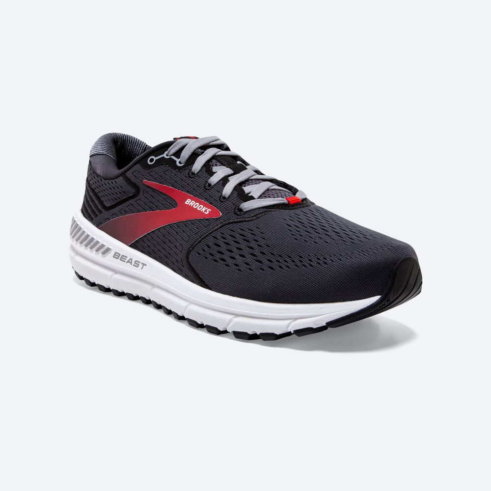 Zapatillas Running Brooks Beast '20 Hombre Negras/Rojas | CR73914