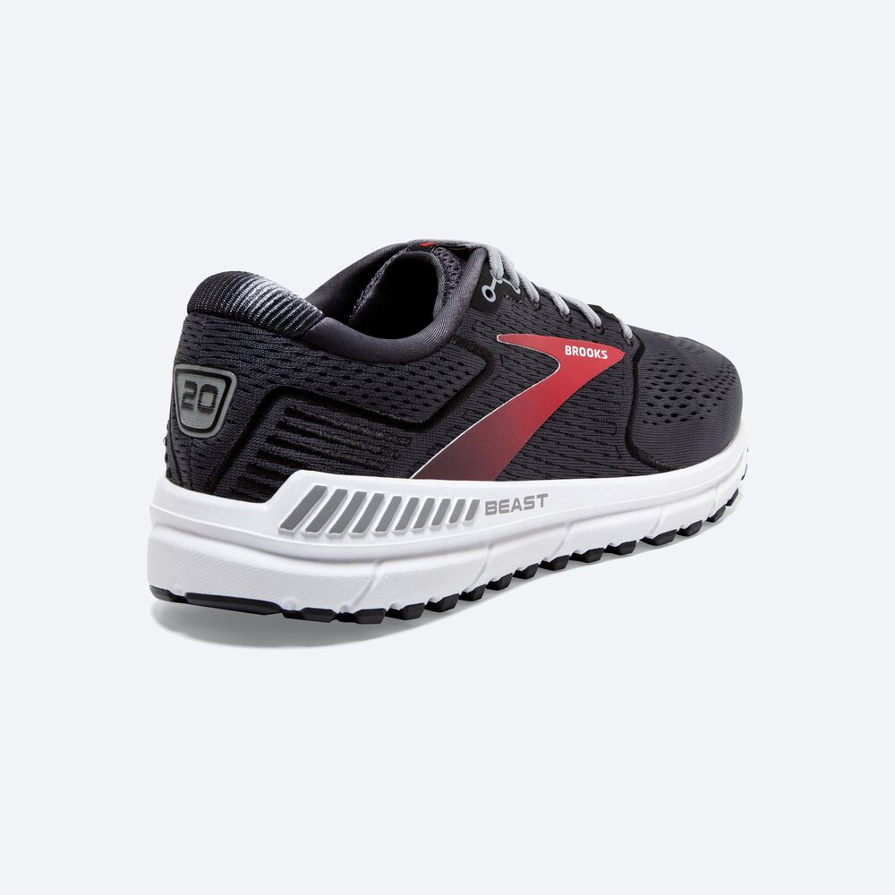 Zapatillas Running Brooks Beast '20 Hombre Negras/Rojas | CR73914