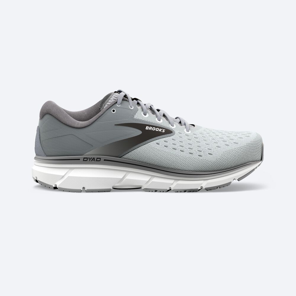 Zapatillas Running Brooks Dyad 11 Hombre Gris/Negras/Blancas | CR61873