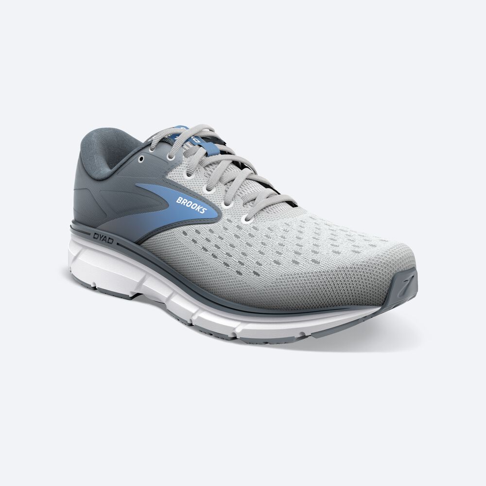 Zapatillas Running Brooks Dyad 11 Mujer Gris/Blancas/Azules | CR71892