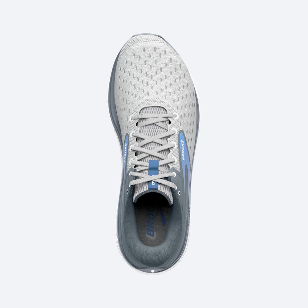 Zapatillas Running Brooks Dyad 11 Mujer Gris/Blancas/Azules | CR71892