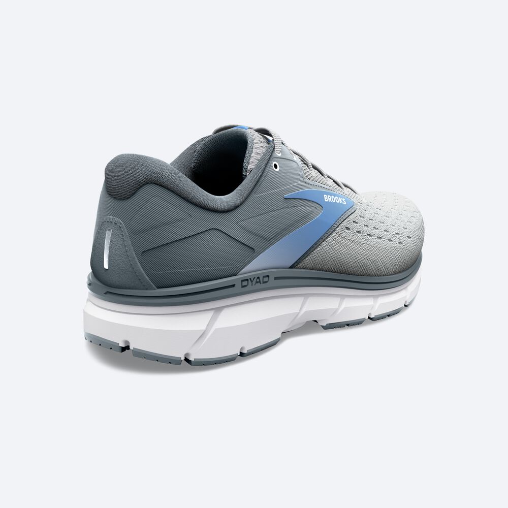 Zapatillas Running Brooks Dyad 11 Mujer Gris/Blancas/Azules | CR71892