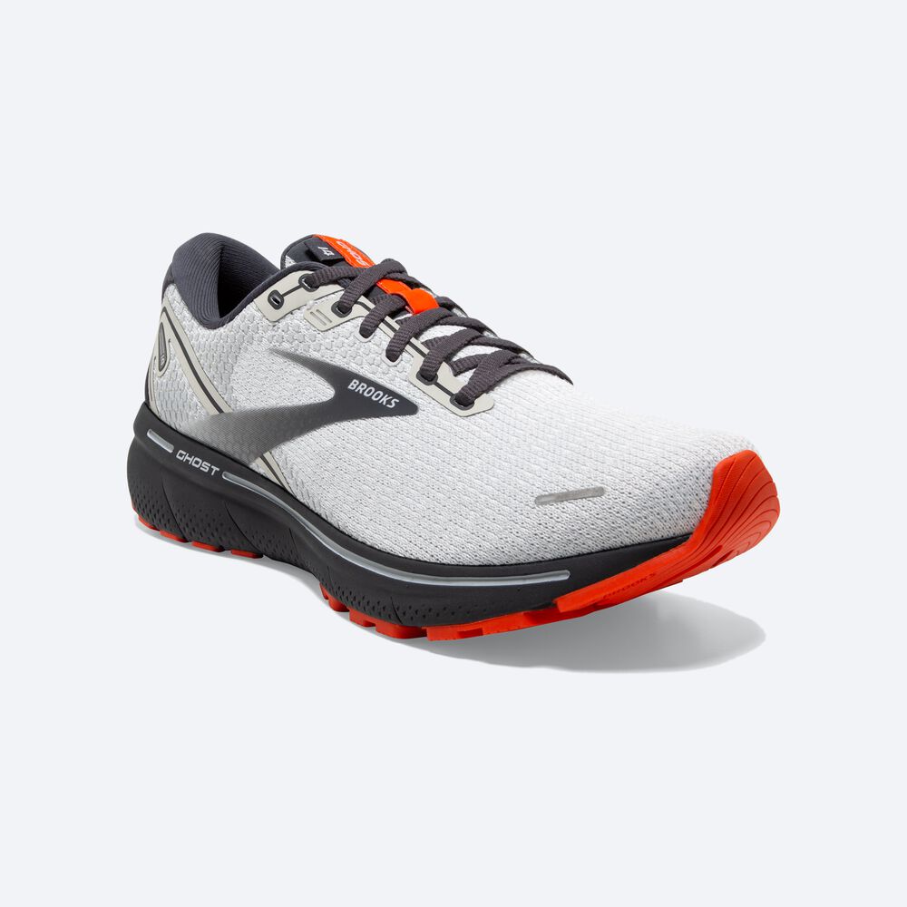 Zapatillas Running Brooks Ghost 14 Hombre Gris/Rosas | CR09254