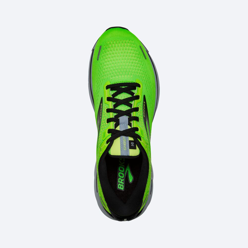 Zapatillas Running Brooks Ghost 14 Hombre Verde/Azules/Negras | CR71053