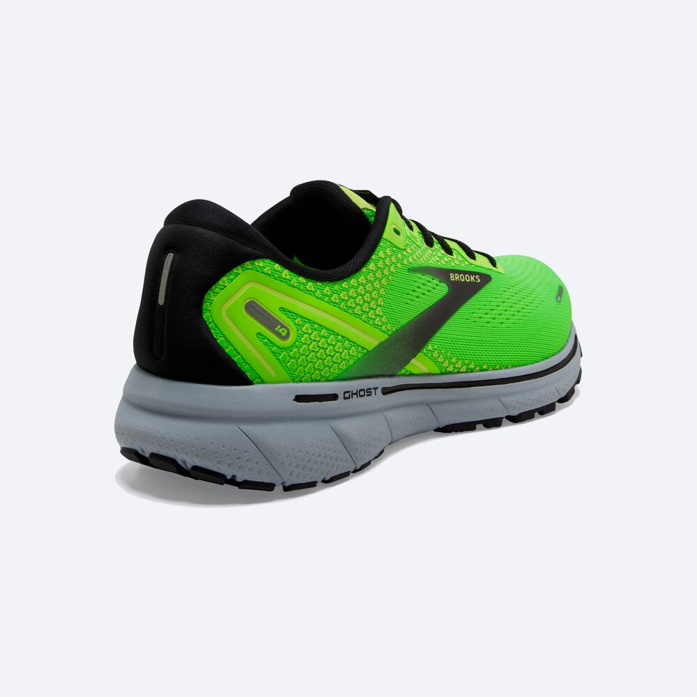 Zapatillas Running Brooks Ghost 14 Hombre Verde/Azules/Negras | CR71053