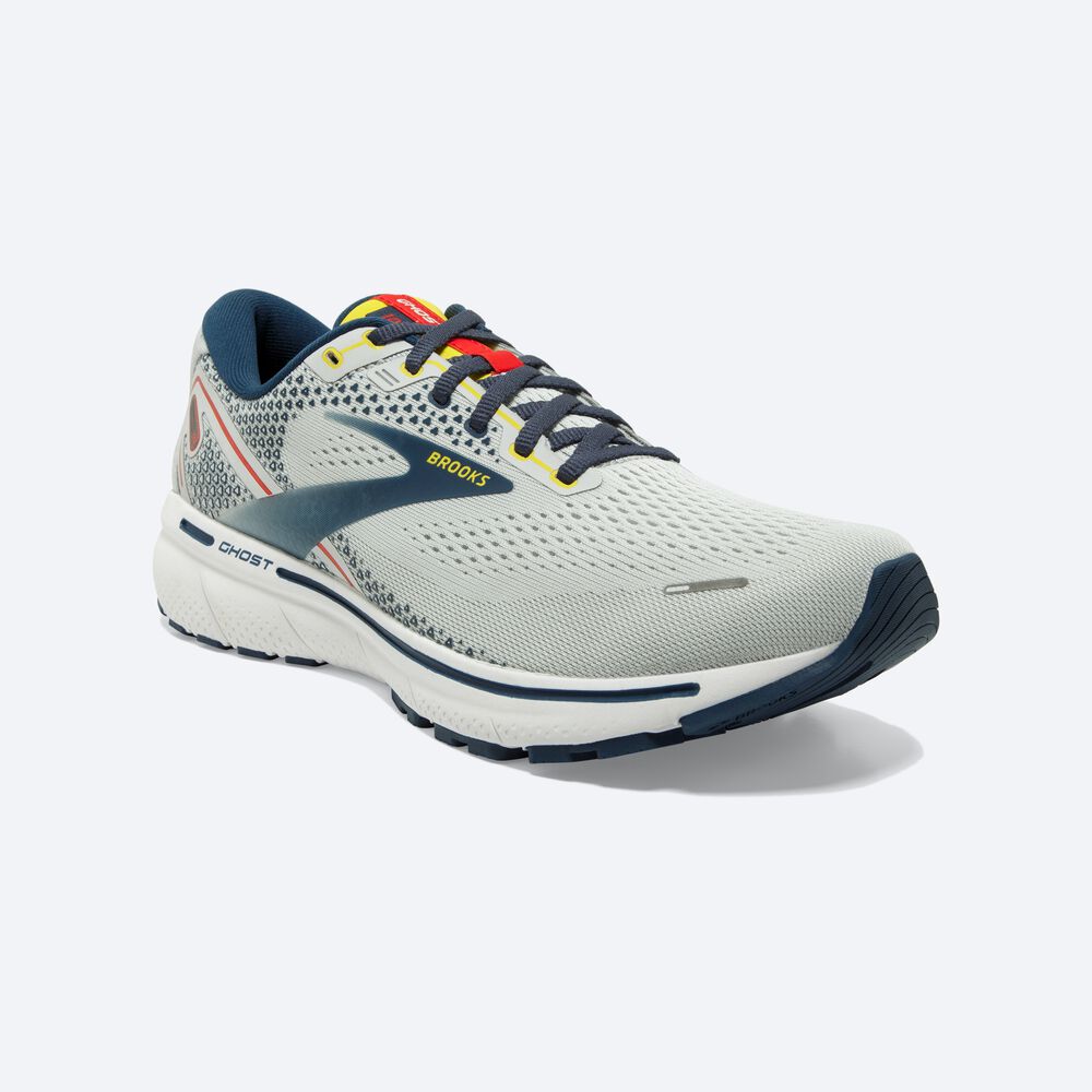 Zapatillas Running Brooks Ghost 14 Hombre Gris/Marrones | CR95834