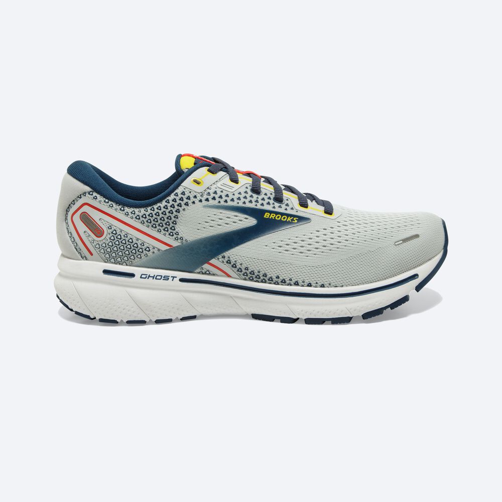 Zapatillas Running Brooks Ghost 14 Hombre Gris/Marrones | CR95834