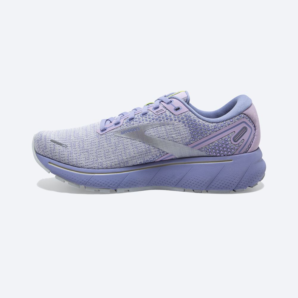 Zapatillas Running Brooks Ghost 14 Mujer Moradas/Verde Claro | CR08375