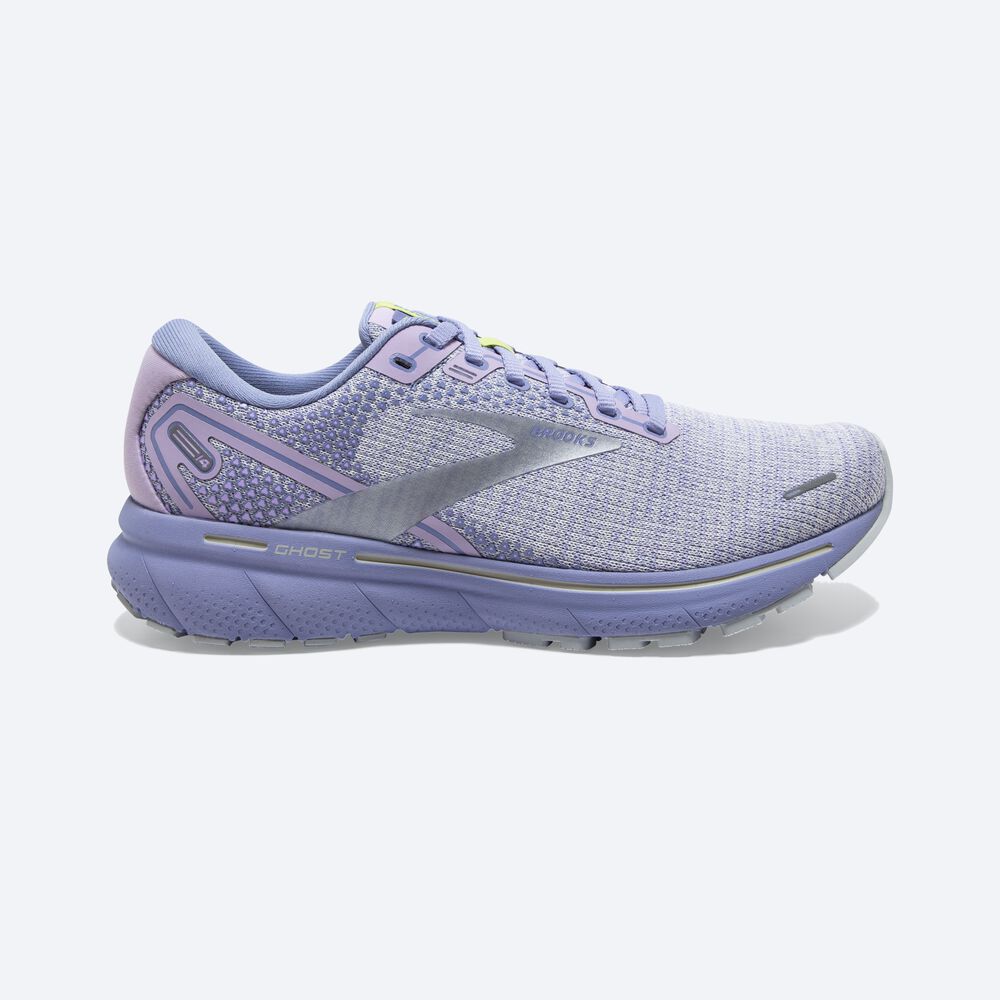 Zapatillas Running Brooks Ghost 14 Mujer Moradas/Verde Claro | CR08375