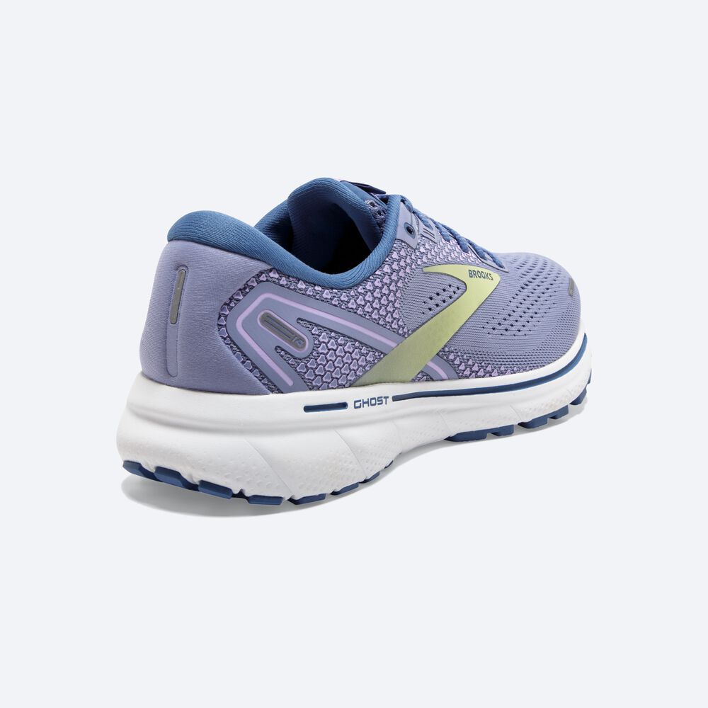 Zapatillas Running Brooks Ghost 14 Mujer Moradas/Verde Claro | CR13856