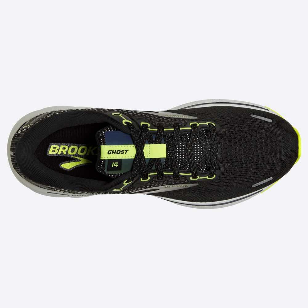 Zapatillas Running Brooks Ghost 14 Mujer Negras/Azules | CR41903