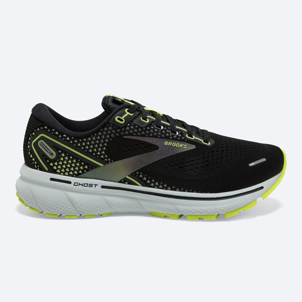 Zapatillas Running Brooks Ghost 14 Mujer Negras/Azules | CR41903