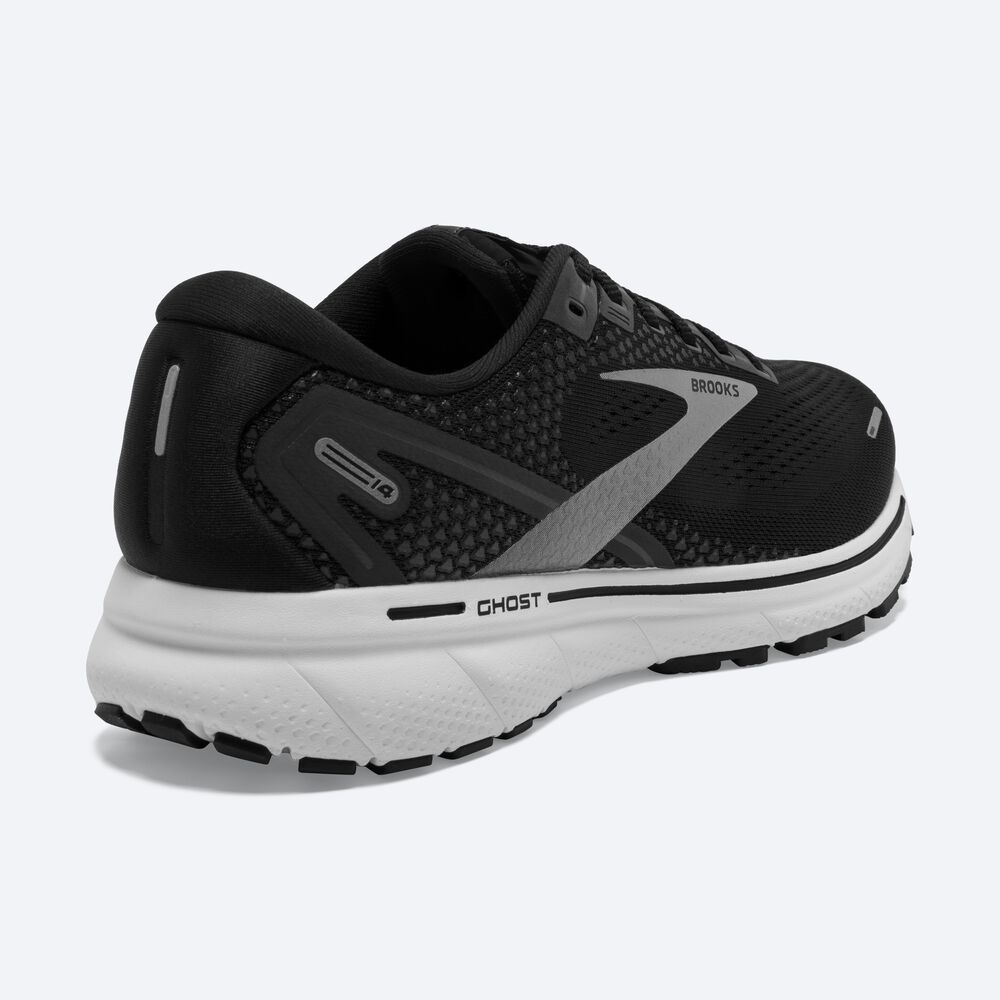 Zapatillas Running Brooks Ghost 14 Mujer Negras/Blancas/Plateadas | CR58741