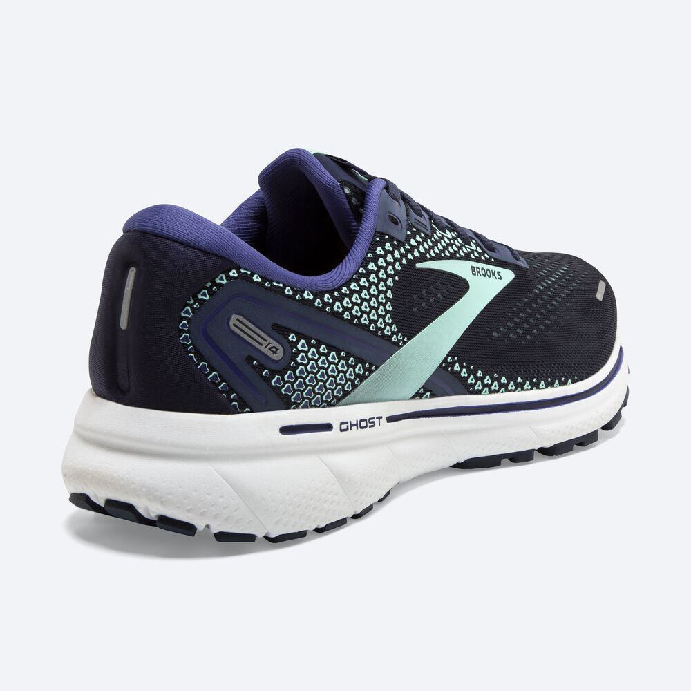 Zapatillas Running Brooks Ghost 14 Mujer Azul Marino/Verde/Azul Marino | CR83507