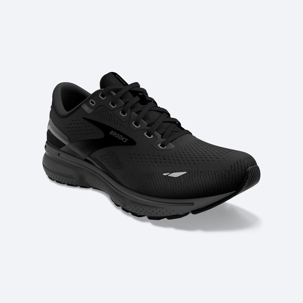 Zapatillas Running Brooks Ghost 15 Hombre Negras | CR30287