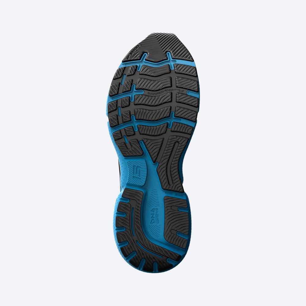 Zapatillas Running Brooks Ghost 15 Hombre Negras/Azules | CR32956